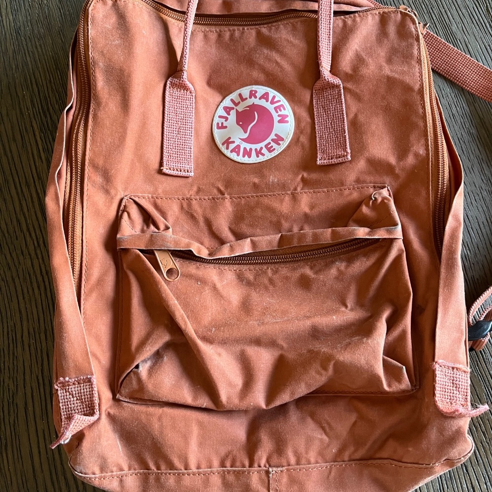 Fjallraven Orange Backpack